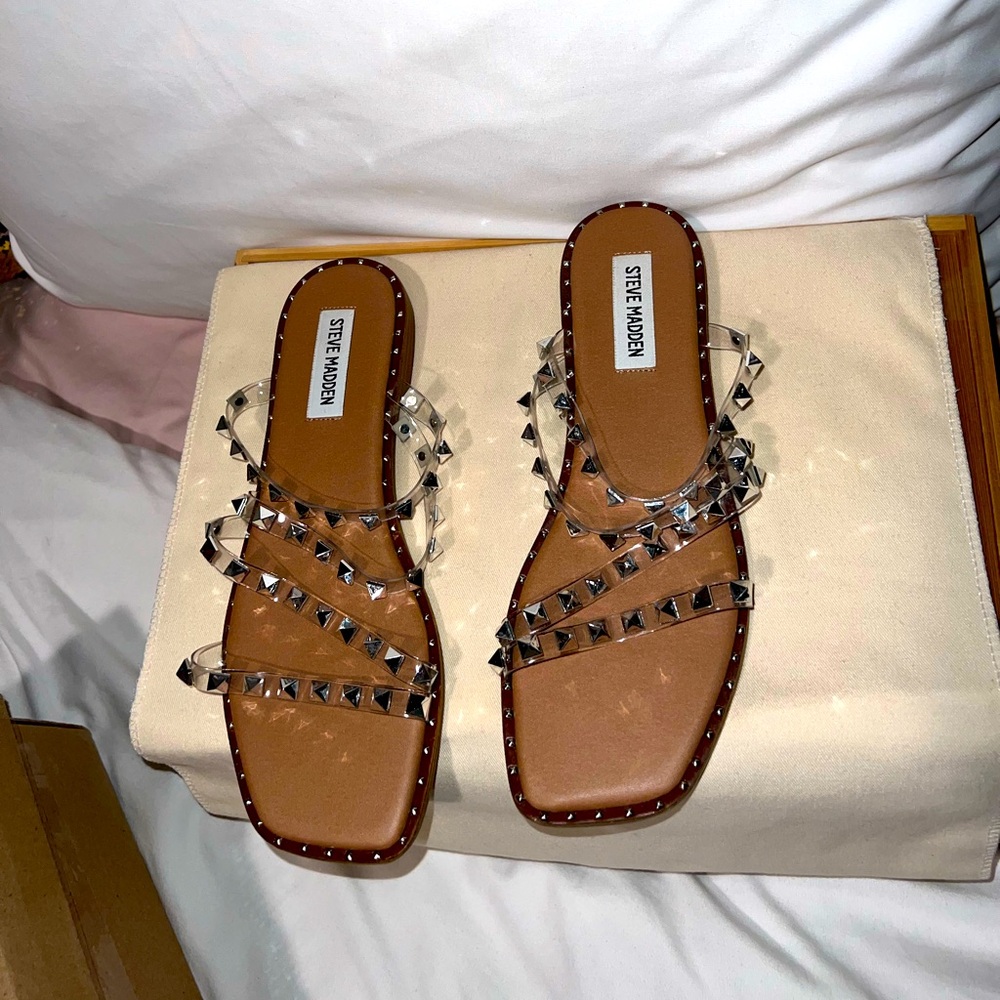 Brand new in box, Steve Madden stud sandals